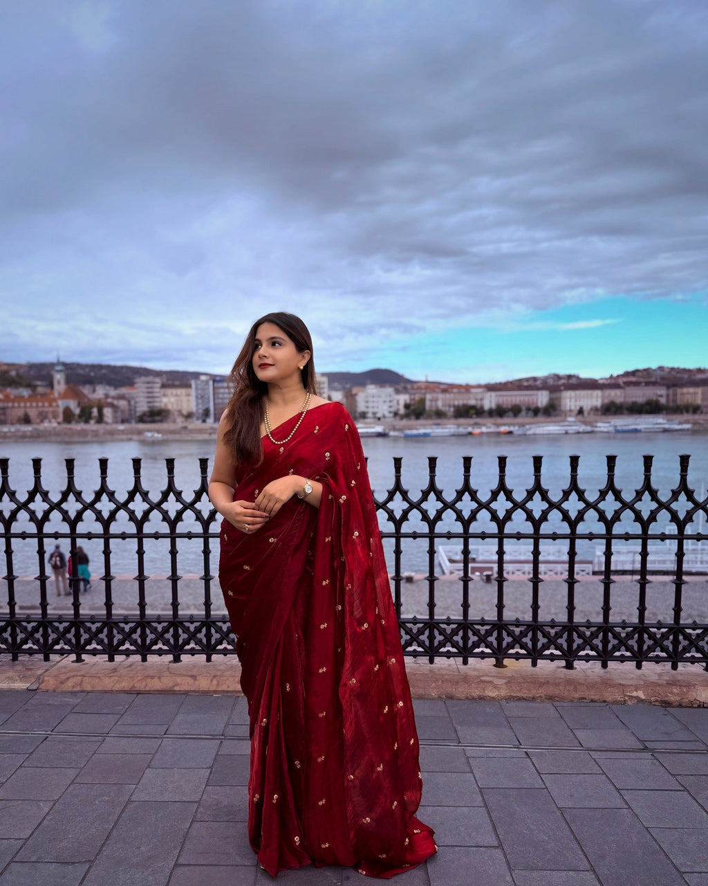 Sarah - Soft Crepe Silk Saree