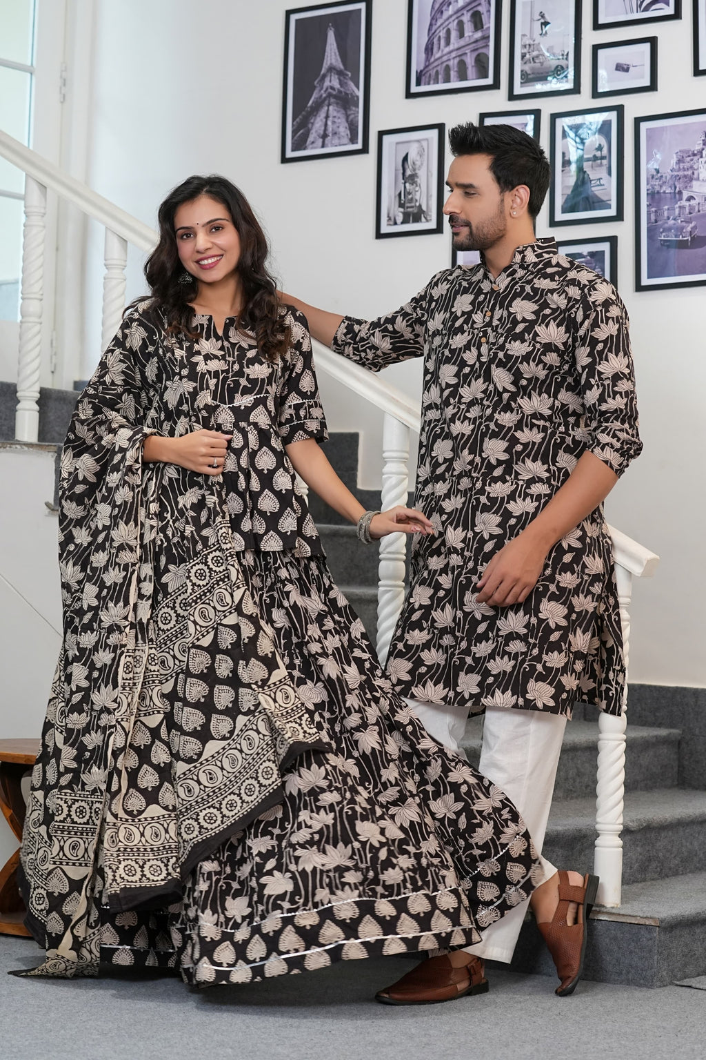 Manara - Bagru Hand Block Printed Designer Collection - 100% pure cotton