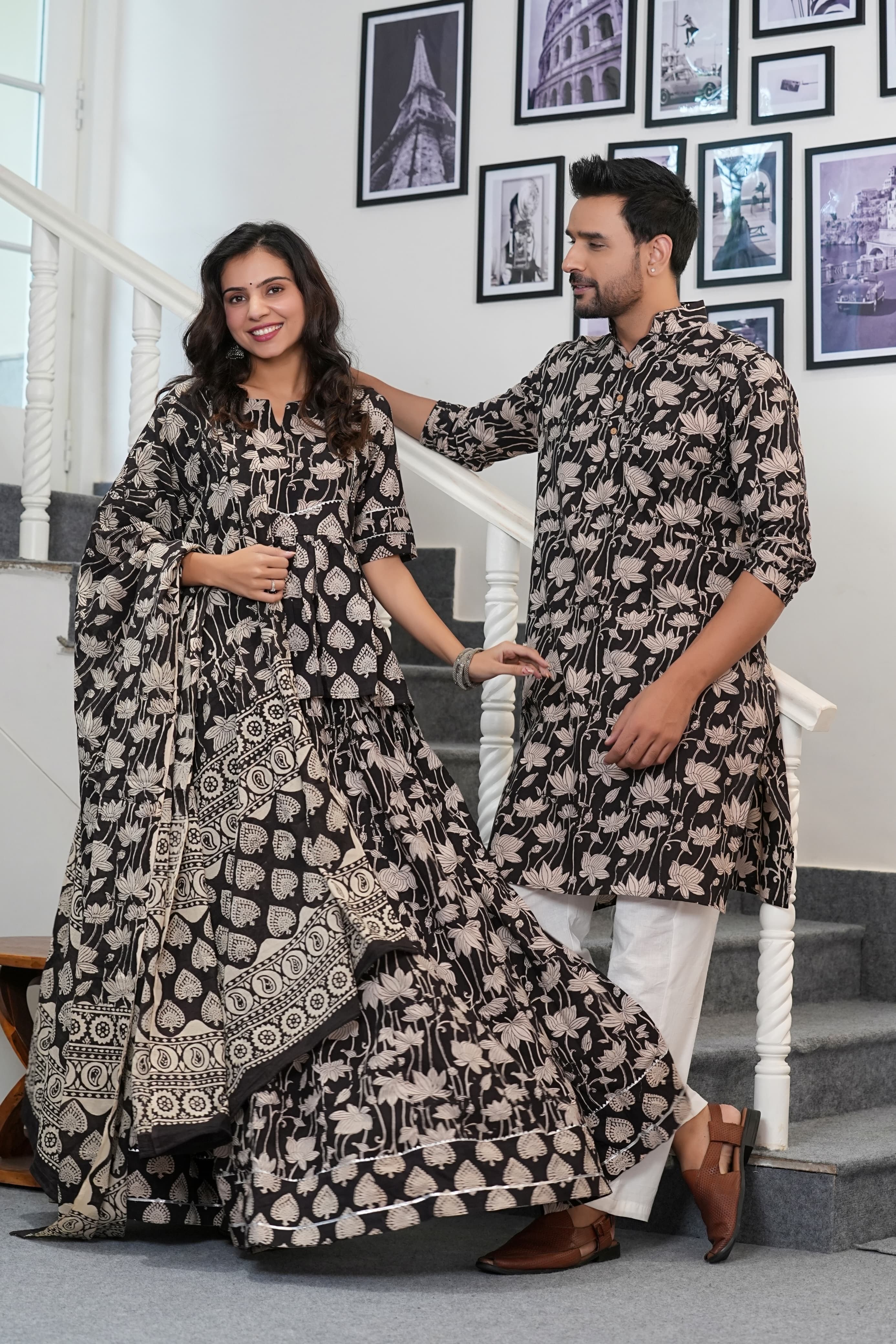 Manara - Bagru Hand Block Printed Designer Collection - 100% pure cotton
