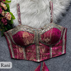 Monal - Banarasi silk Padded Blouse