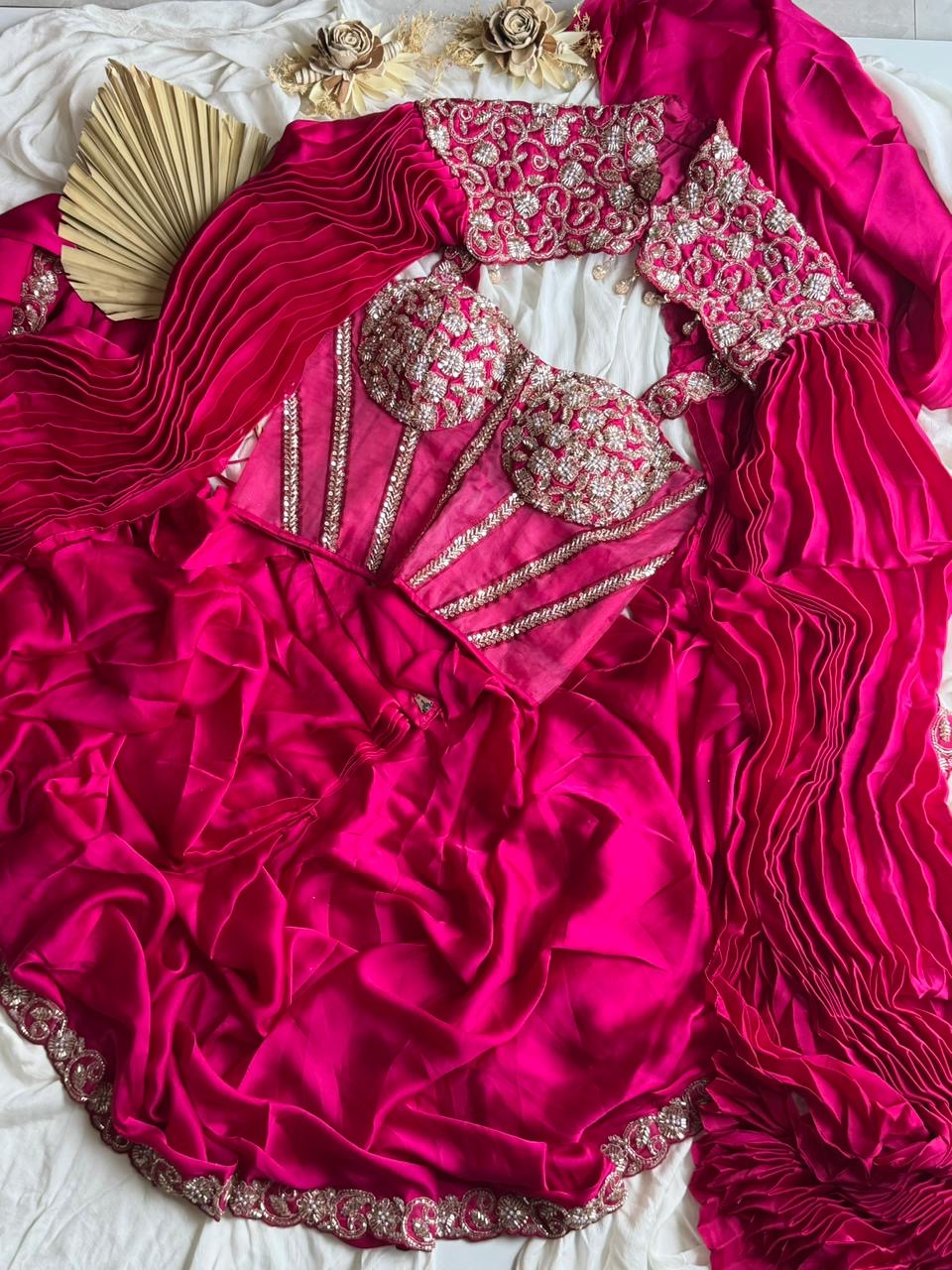 Parva - Designer Space Silk Saree