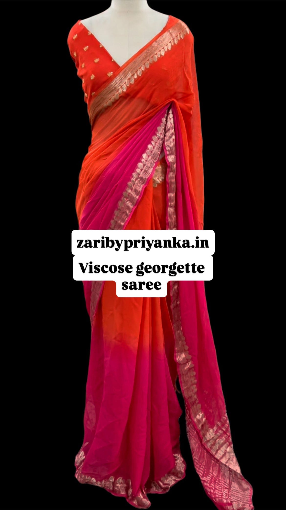 Ridhi - Soft Viscose Georgette saree