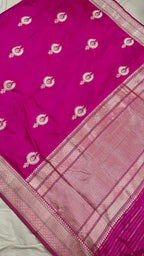 Ikatara - Banarasi Pure Katan Silk Meenakari Saree