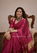 Maisha - Pure Modal Silk Bandej Saree