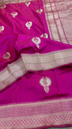 Ikatara - Banarasi Pure Katan Silk Meenakari Saree