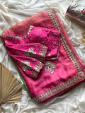 Roohani - Designer Tabby Silk Saree