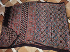Maraaya - Designer Pure Modal Ajrakh Mirror saree