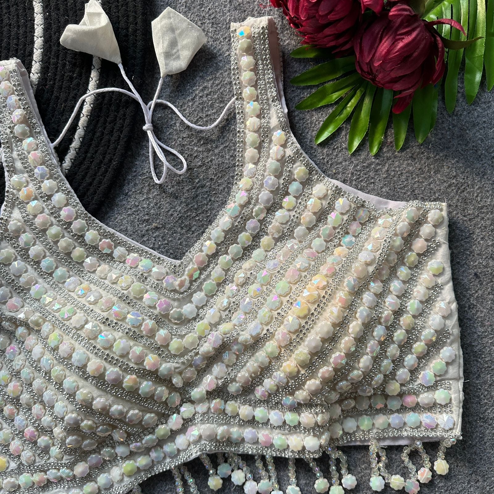 Shena -Pearl Star Handcrafted Blouse
