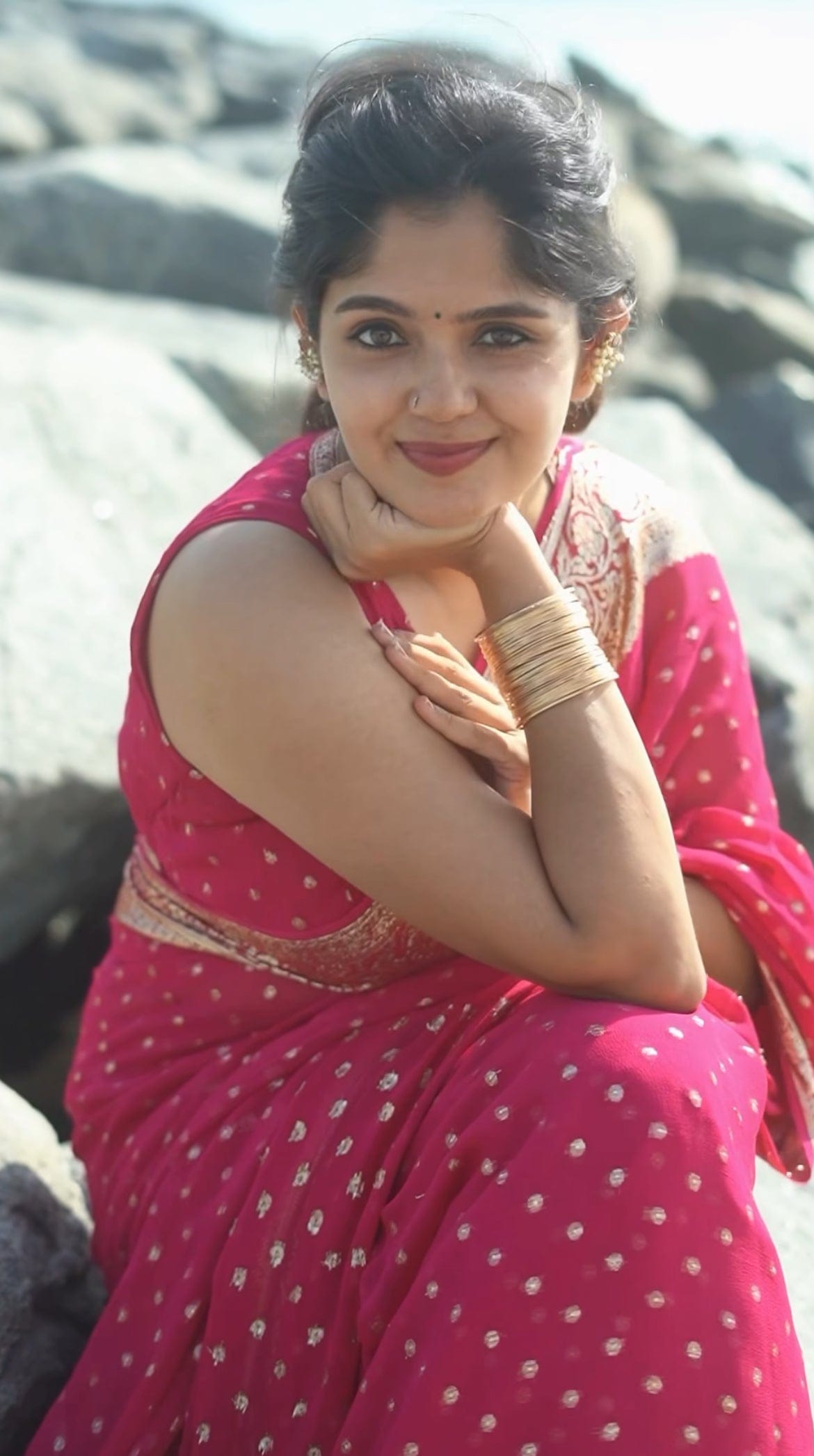 Zara - Viscose Georgette Saree