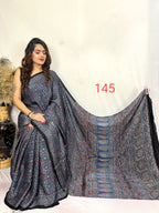 Mithali - Pure Modal Ajrakh saree