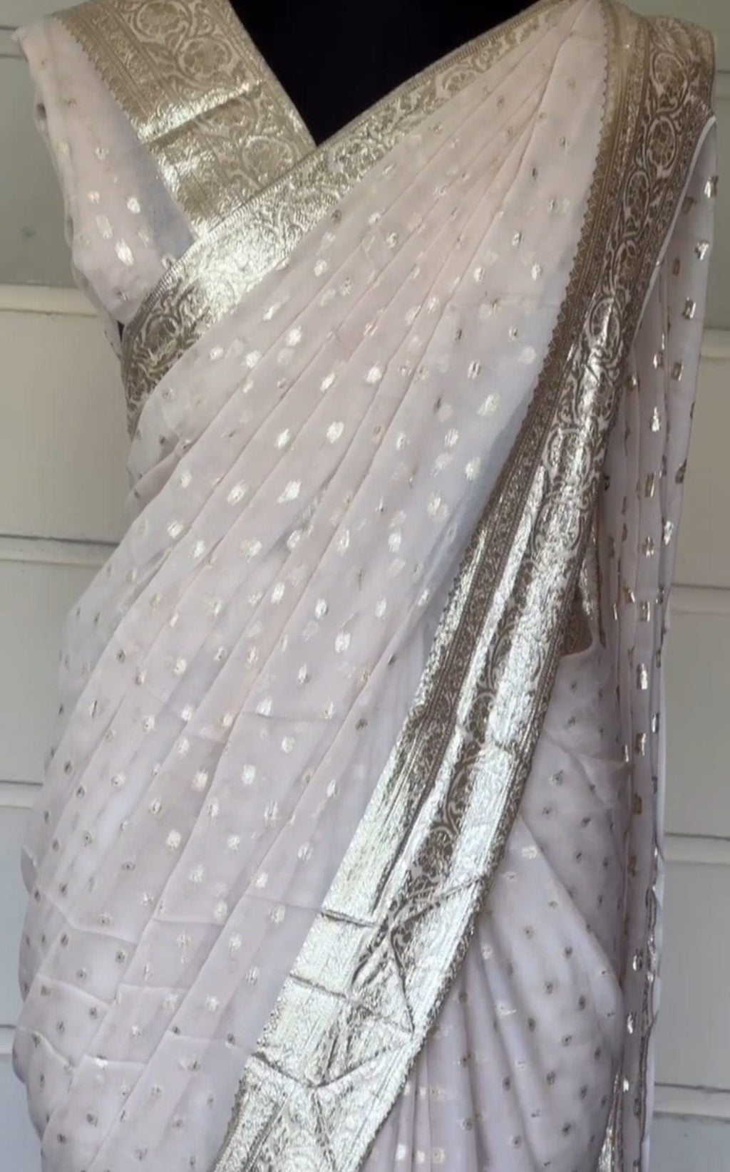 Zara - Viscose Georgette Saree