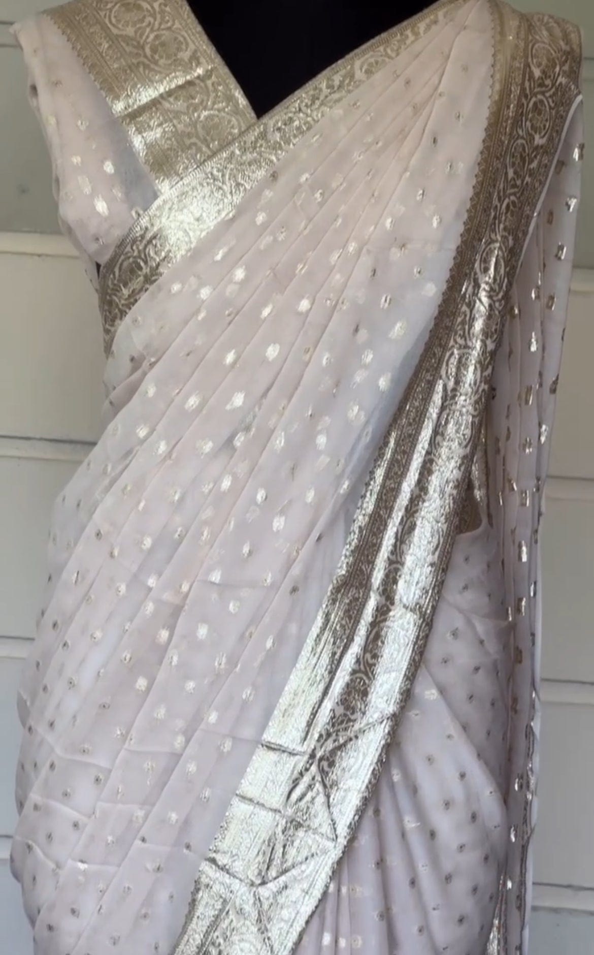 Zara - Viscose Georgette Saree