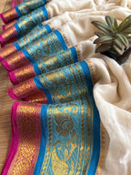 Shyama - 120 Mul Mul Handloom Cotton Saree