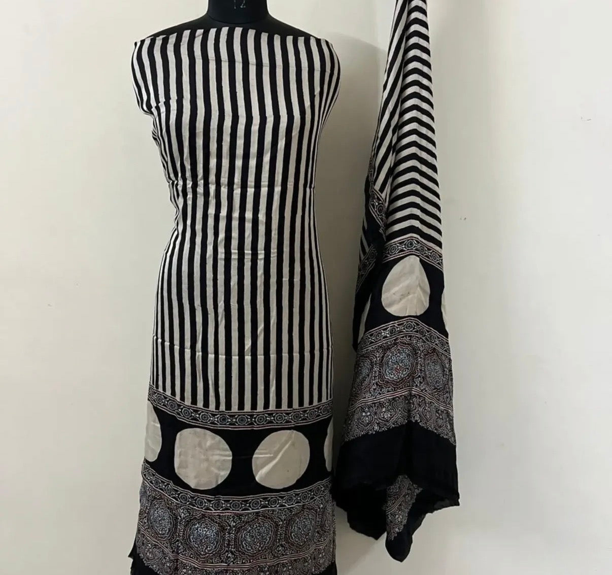 Shivana- Ajrakh Pure Modal Suit