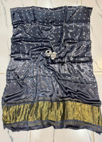 Maisha - Pure Modal Silk Bandej Saree