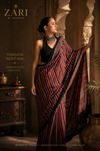 Stuthi - Pure Modal Ajrakh saree [Ready to Dispatch]