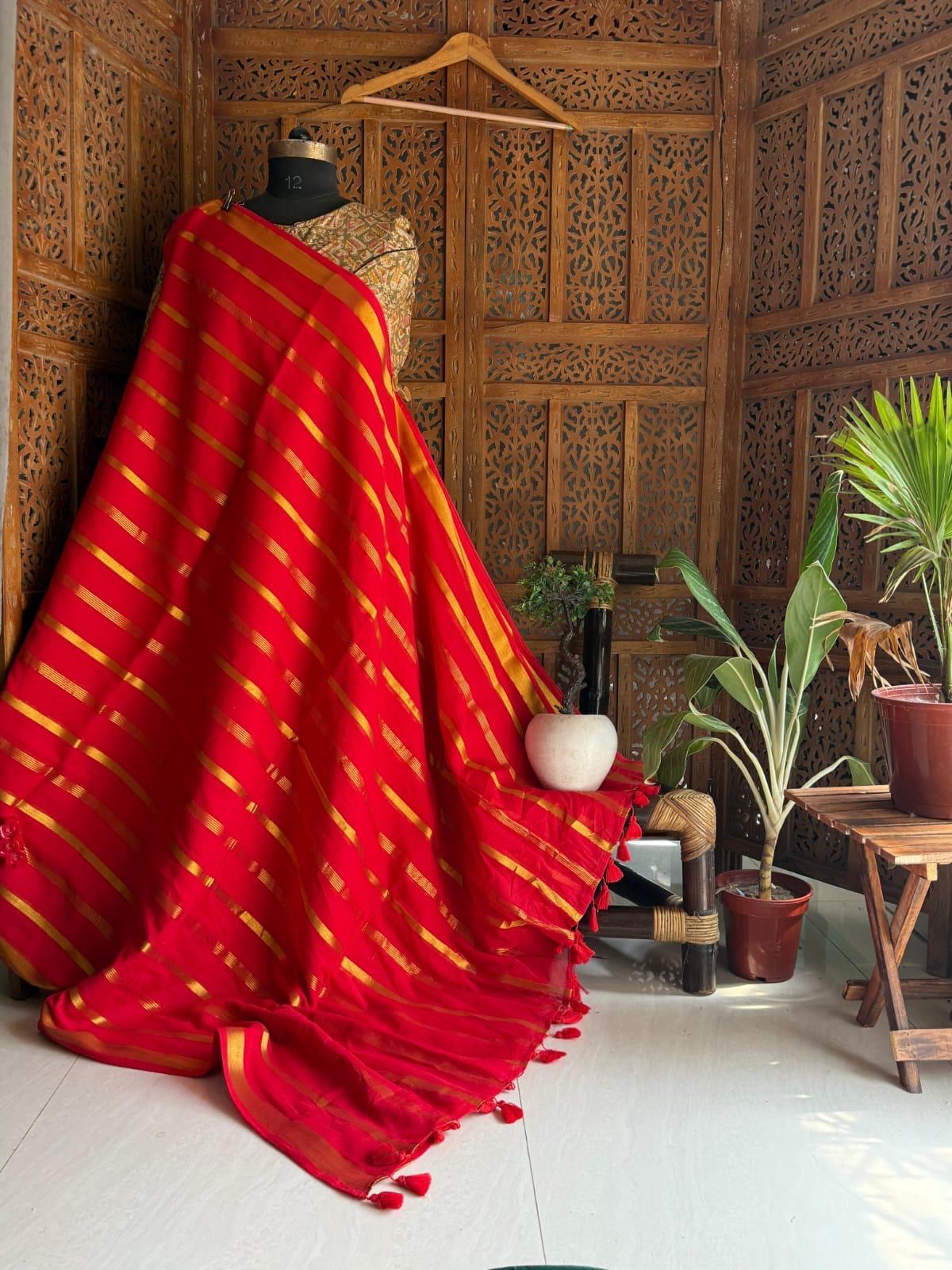 Marta - Pure Mulmul Soft Saree