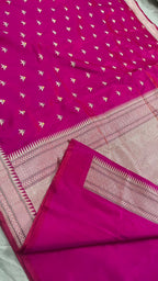 Ikatara - Banarasi Pure Katan Silk Meenakari Saree