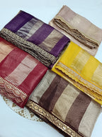 Vandana - Pure Kora Silk Handwoven Kadhua Saree