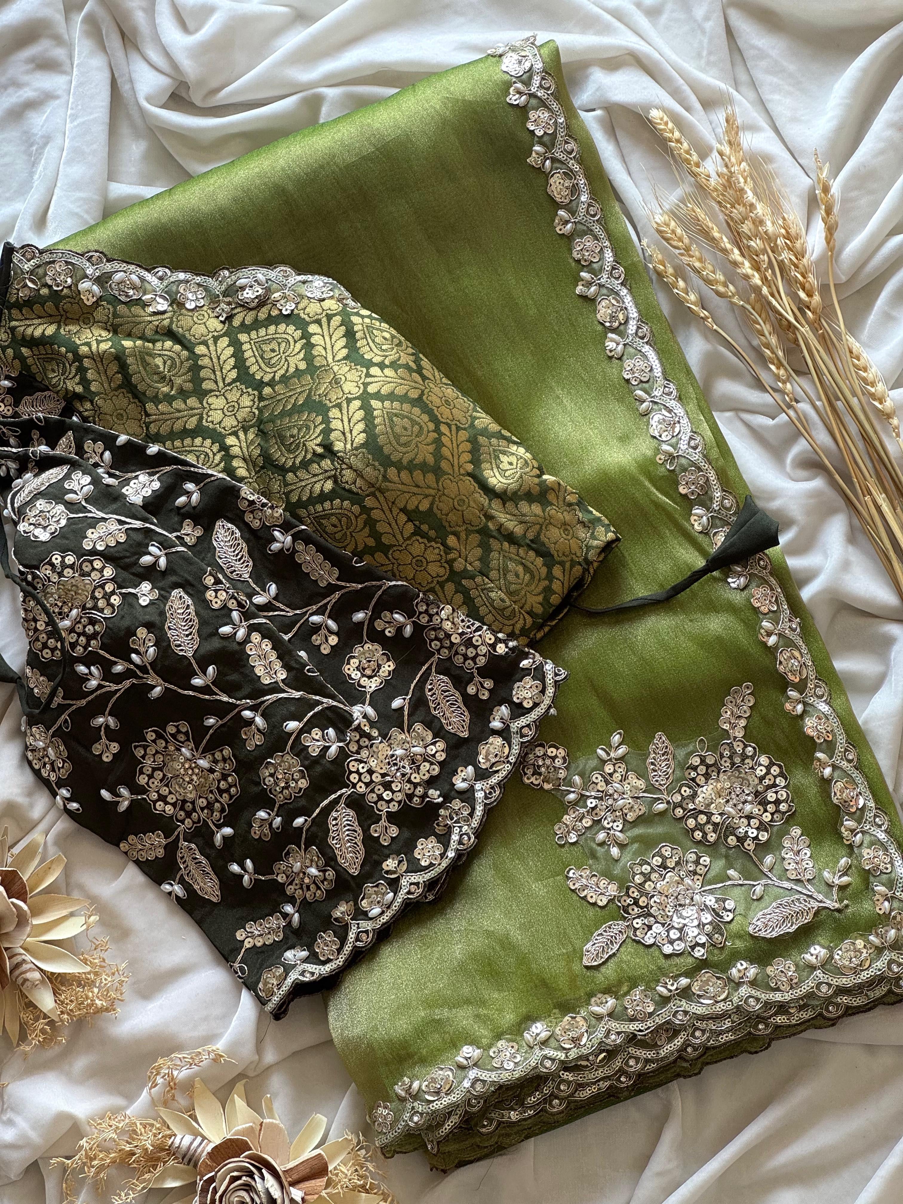 Fardeen - Designer Tissue Saree