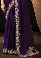 Mitara - Designer Satin Saree
