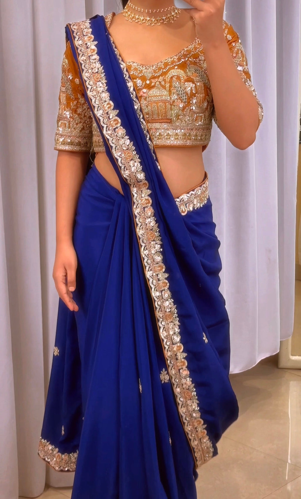 Samanta - Designer Cocktail Saree