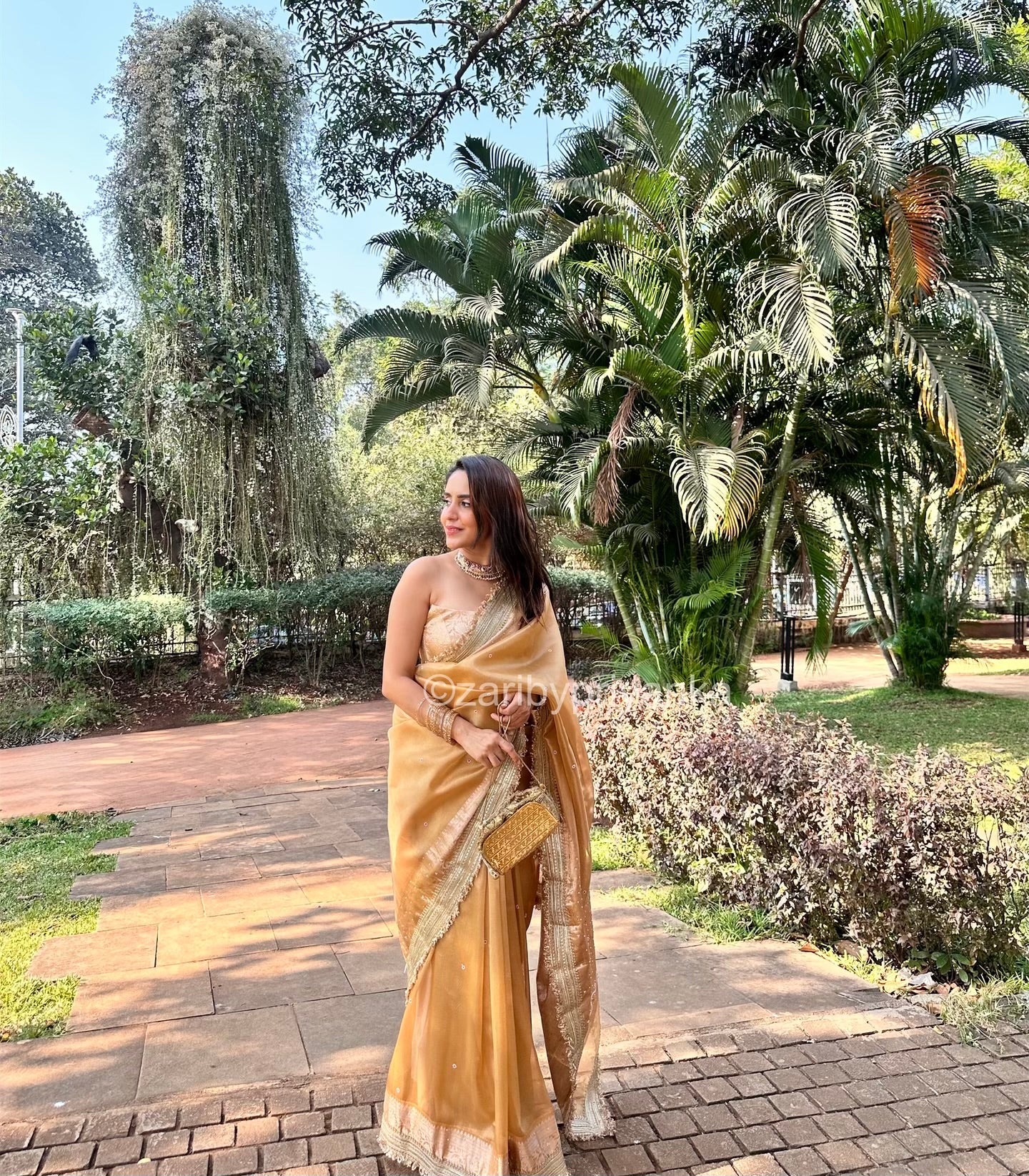 Arthi - Banarasi Tissue Handwork Saree