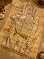 Navara - Gold Tissue Soft Modal Saree