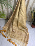 Durga - Tissue Reshom Chatai Weave Pure Modal Saree