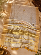 Navara - Gold Tissue Soft Modal Saree