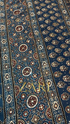 Aayat | Handcrafted Ajrakh Couture Saree