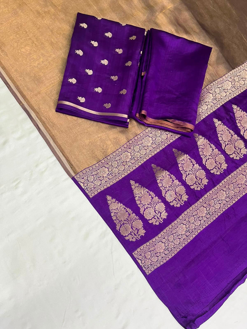 Kanika -  Pure Maheswari silk suit