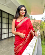 Roshni Pure Linen Saree Elegance