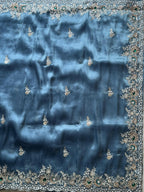 Ravisha - Designer Tissue Handwork Saree