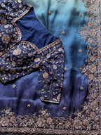 Sila- Designer Tissue Crepe Saree