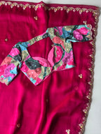 Sweta - Pure Organza Crepe Designer Saree