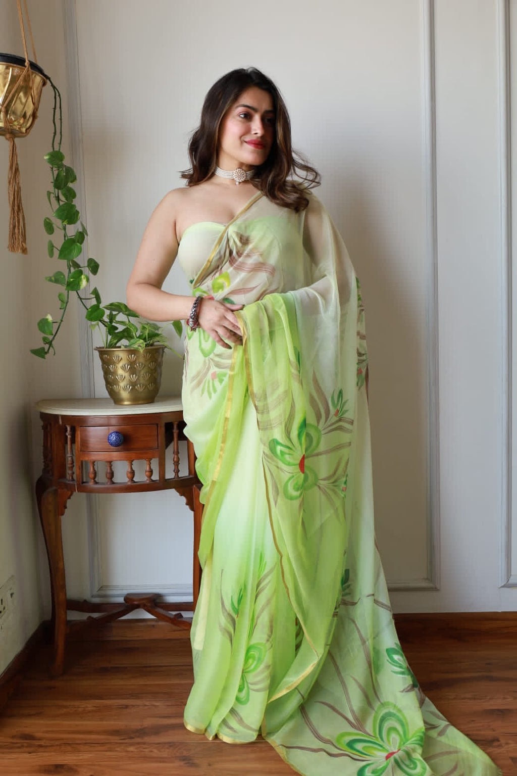 Garima - Flowy Chiffon saree