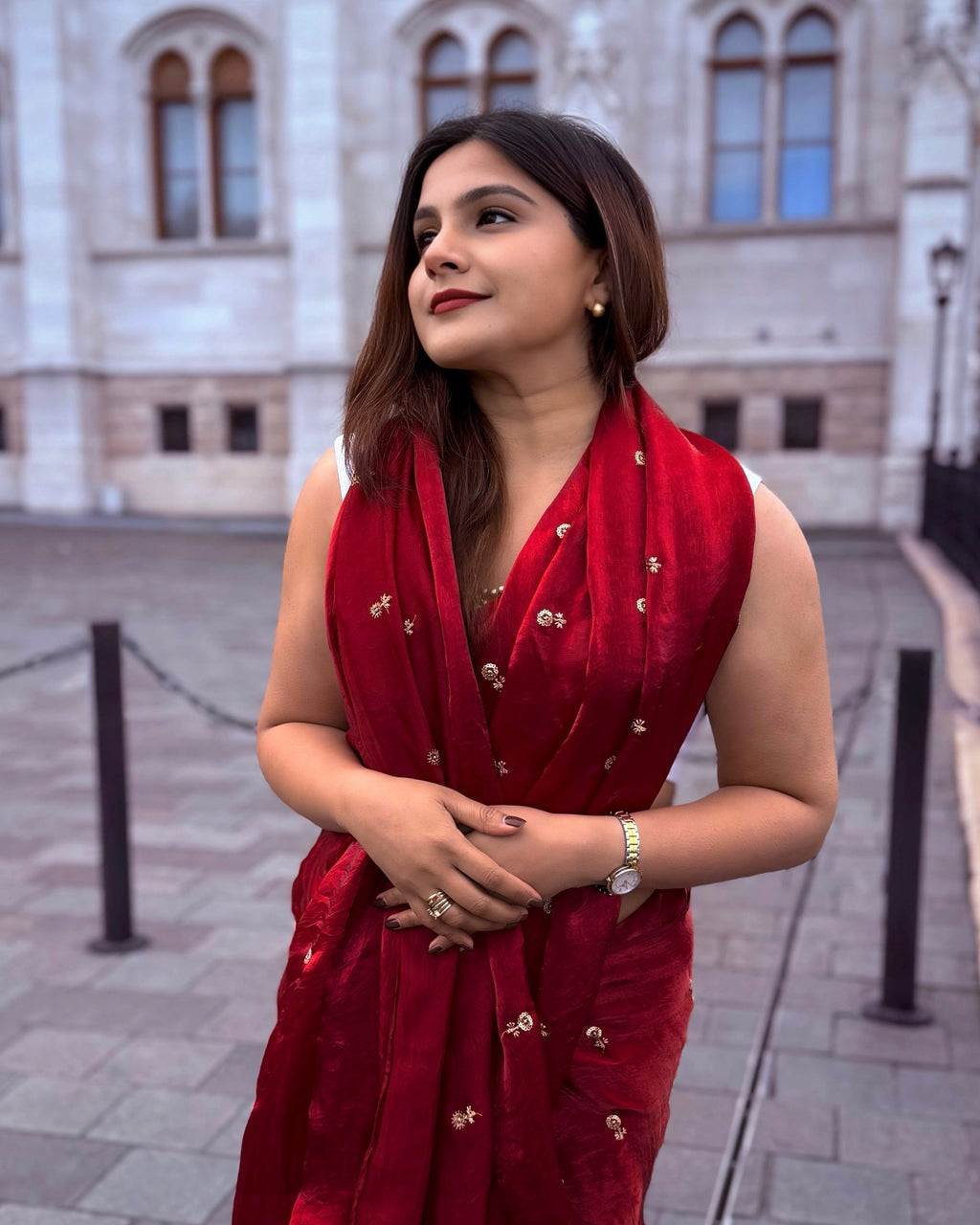 Sarah - Soft Crepe Silk Saree