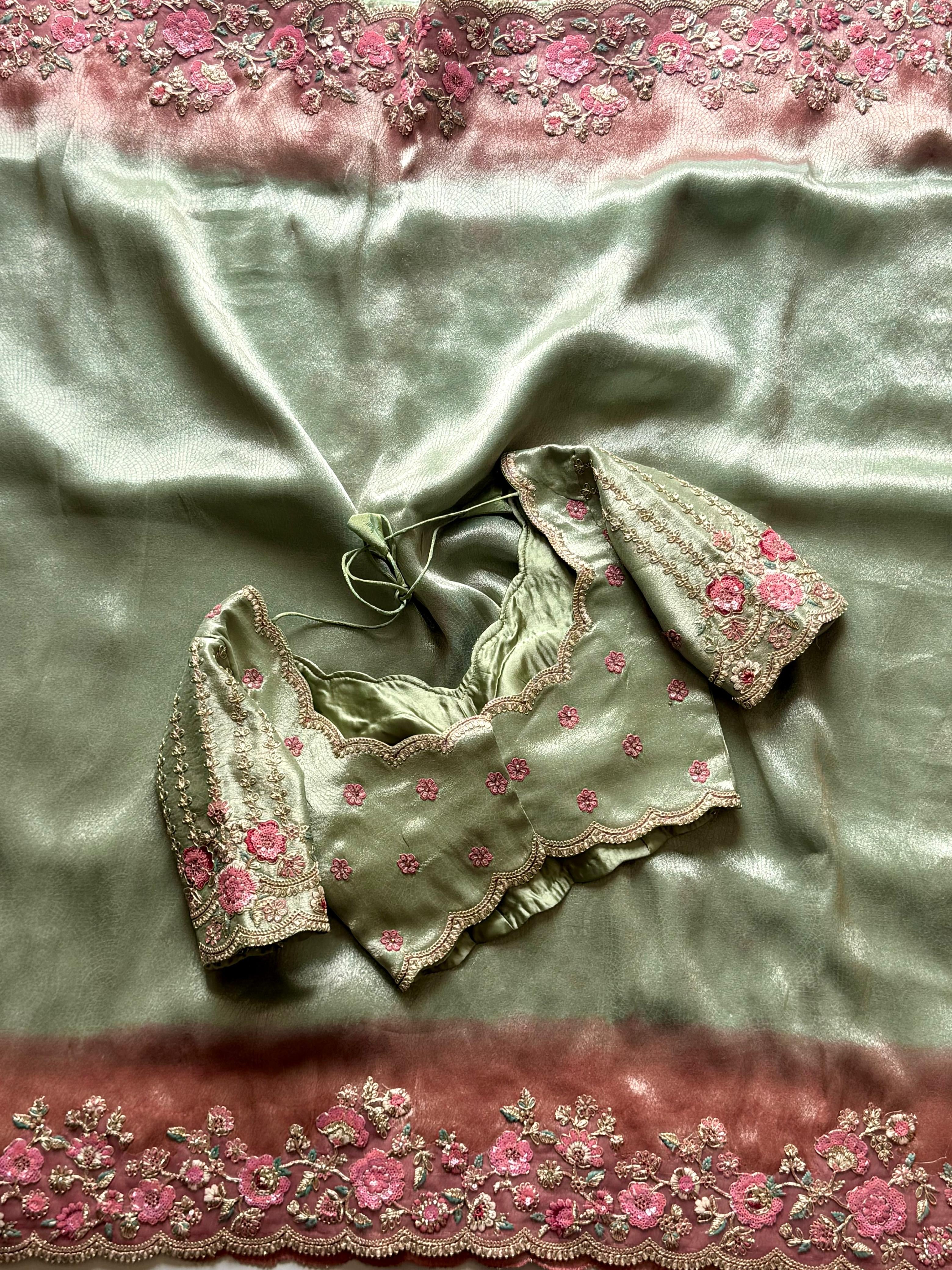 Krishna - Designer Handwork Saree