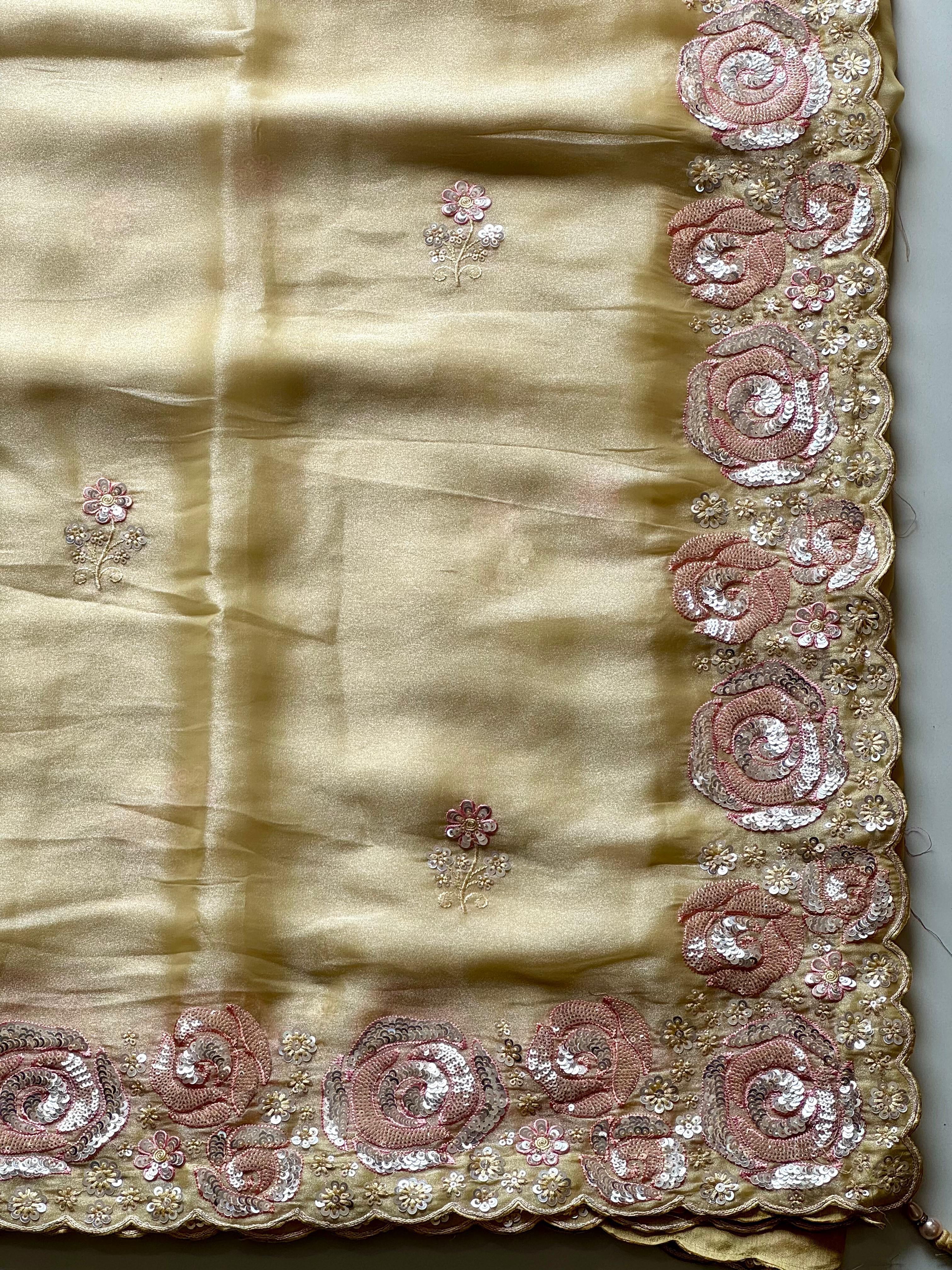 Sainora - Designer Space Silk Saree