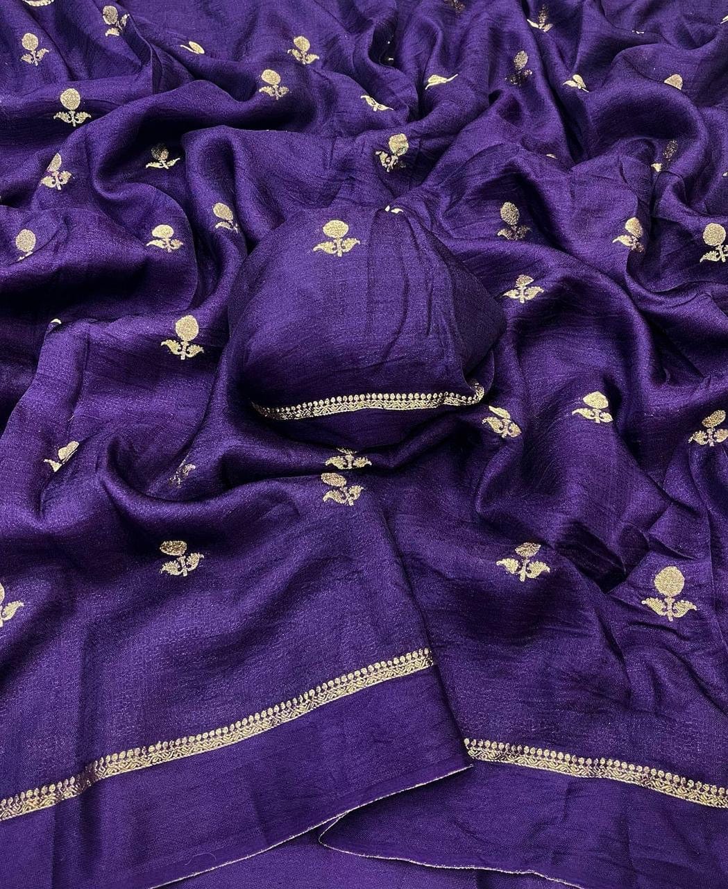 Sana - Viscose Khadi Silk Saree