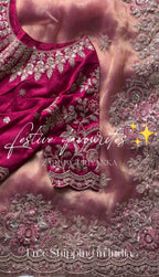 Raga - Tissue Silk Saree with Scallop sequins handwork