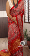Ravina - Pure Modal Silk Mirror Designer Saree