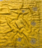 Dilsha - Tissue Crepe with handwork