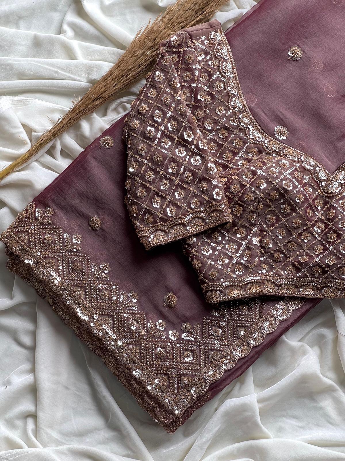 Rang - Tissue Crepe Silk Saree