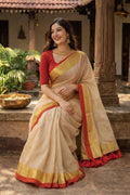 Sumam - 120 Mul Mul Handloom Cotton Saree