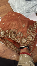 Rahath - Organza Crepe Silk Saree