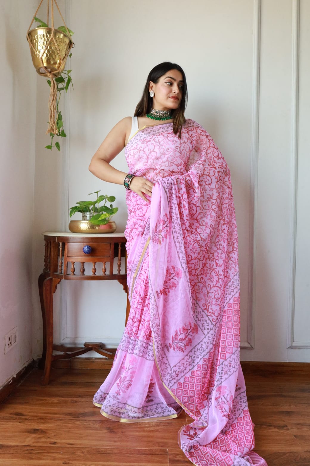 Garima - Flowy Chiffon saree