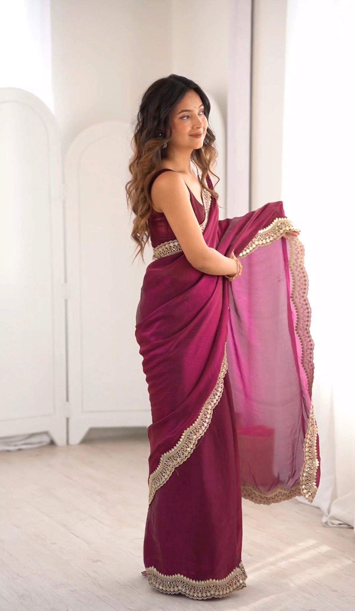 Mrunal - Crepe silk saree