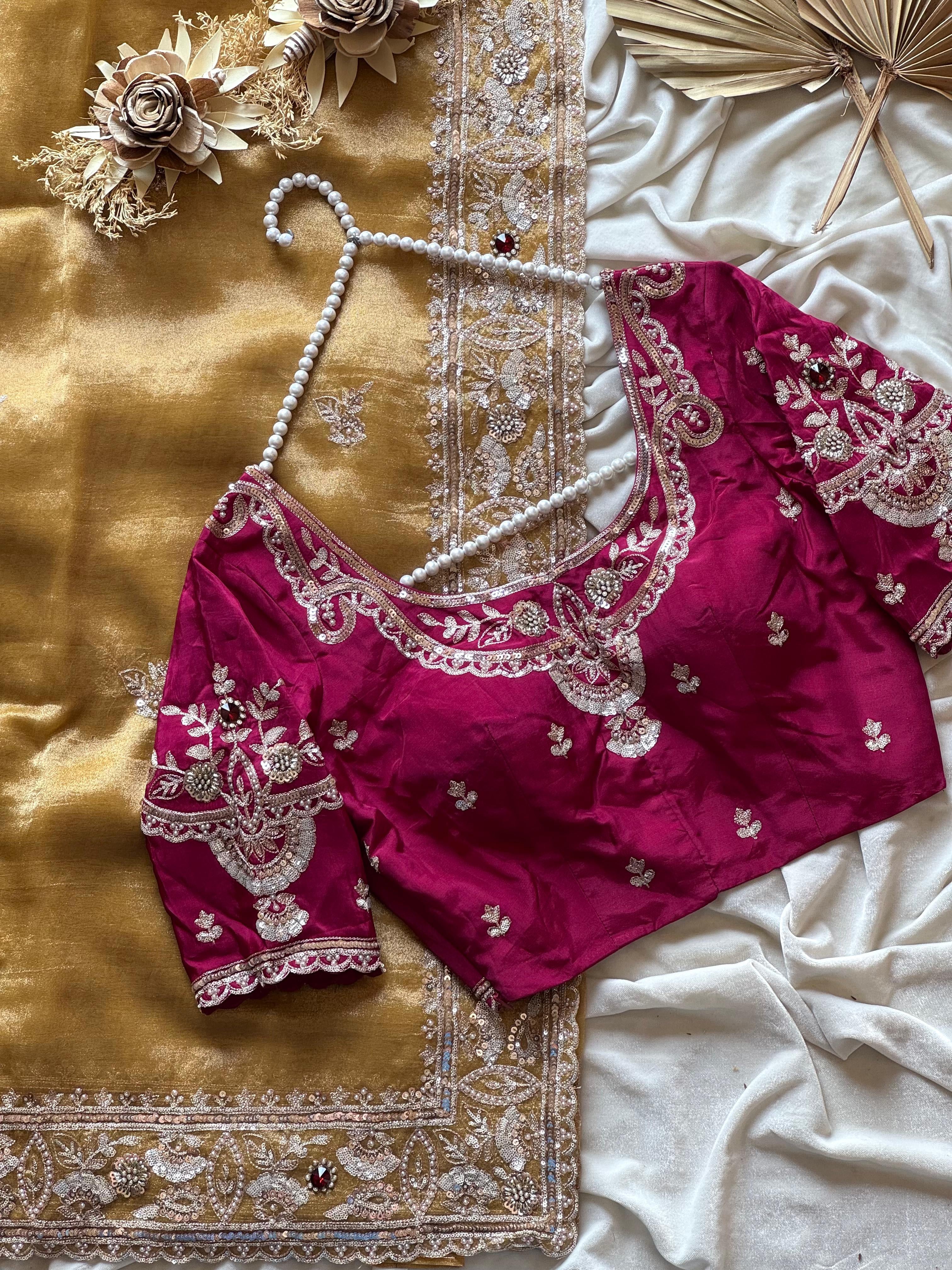 Shiny - Designer Handwork Saree